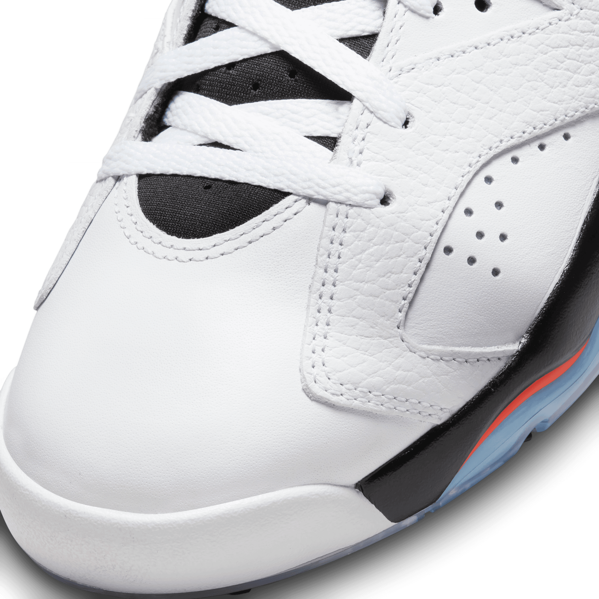 Air Jordan Retro 6 G Spiked Golf Shoe-White/Black/Red | JORDAN